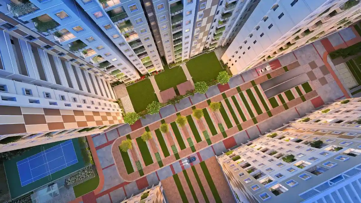 Lifestyle zone at Nambiar District 25